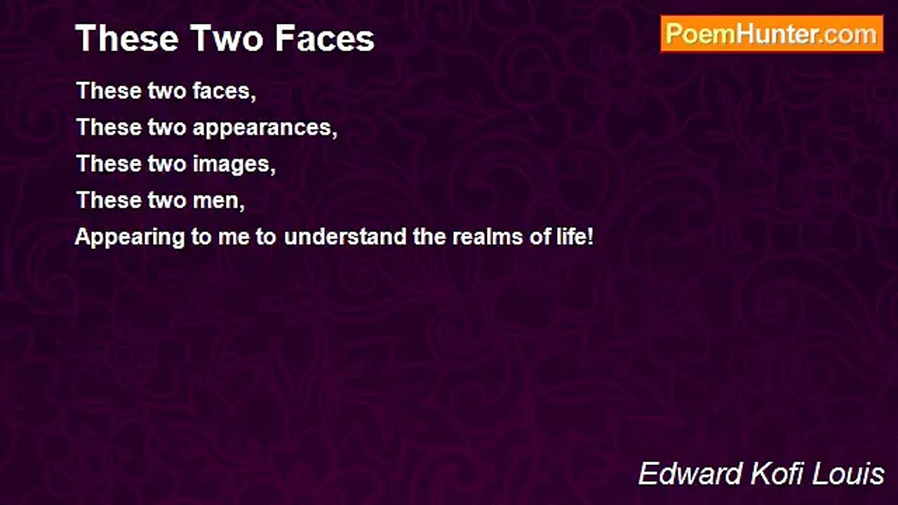 Edward Kofi Louis - These Two Faces