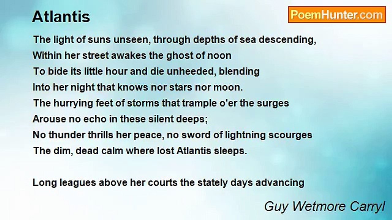 Guy Wetmore Carryl - Atlantis