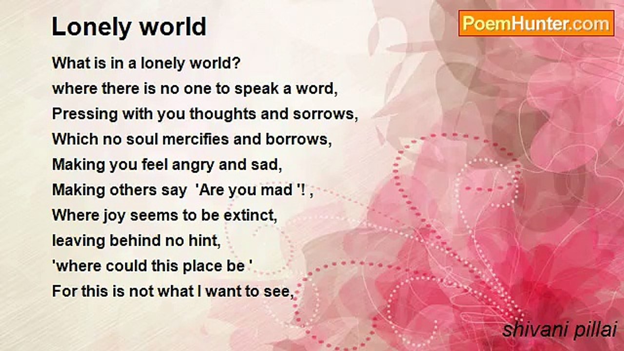 shivani pillai - Lonely world