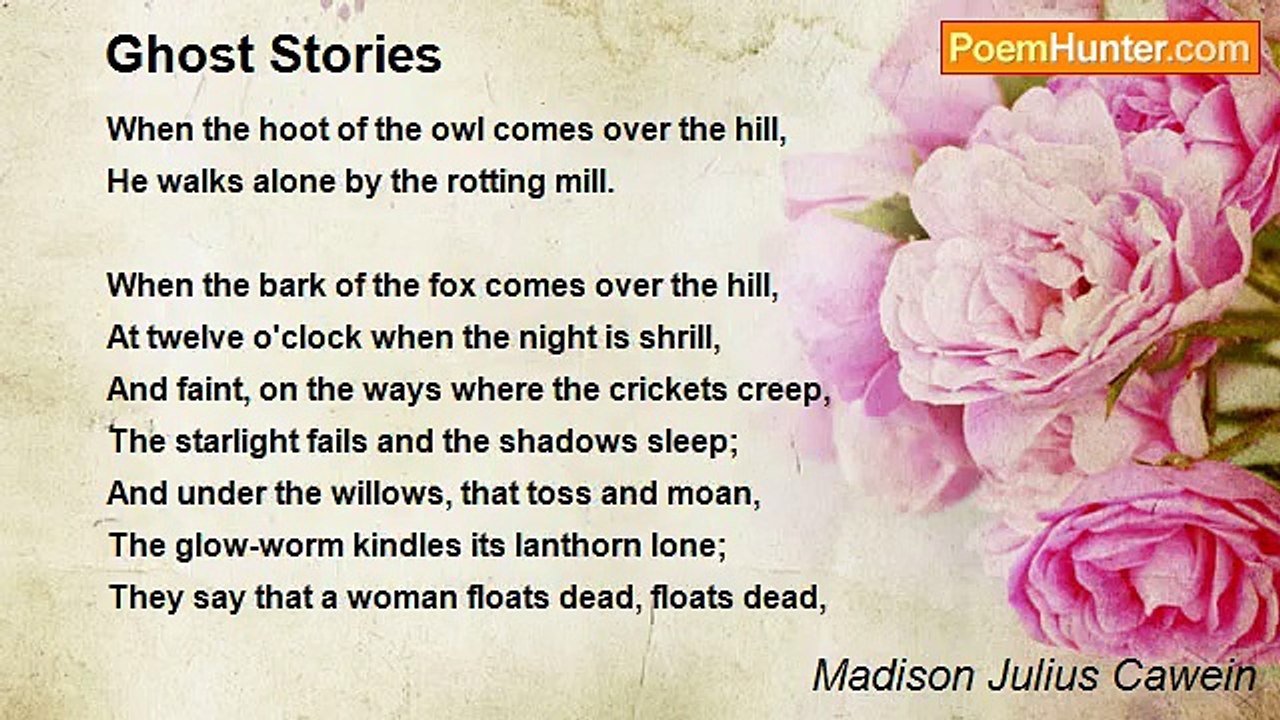 Madison Julius Cawein - Ghost Stories