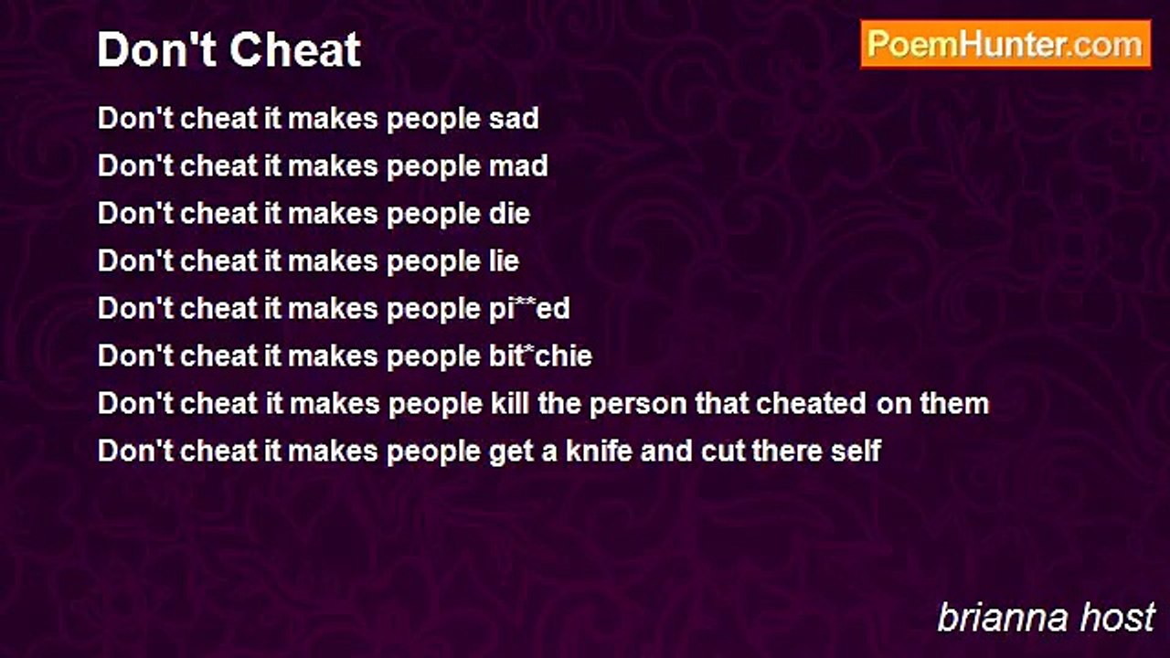 brianna host - Don't Cheat