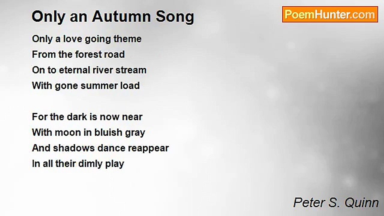 Peter S. Quinn - Only an Autumn Song