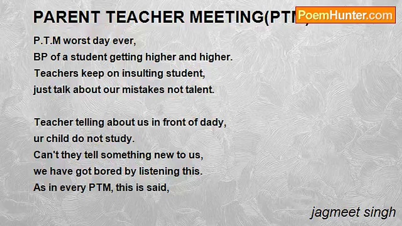 jagmeet singh - PARENT TEACHER MEETING(PTM)