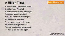 Brandy Walker - A Million Times