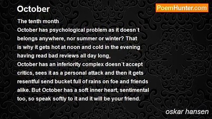 oskar hansen - October