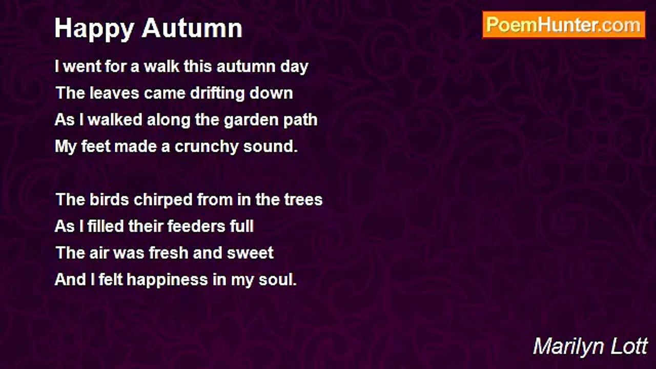 Marilyn Lott - Happy Autumn