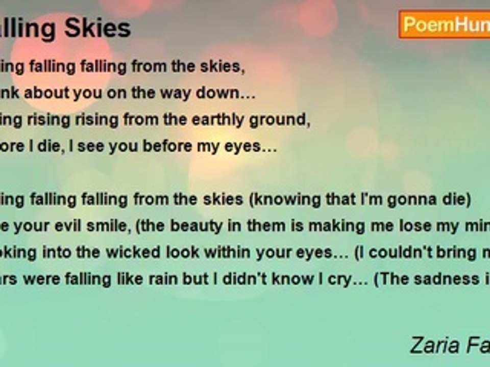 Zaria Fallenrise - Falling Skies