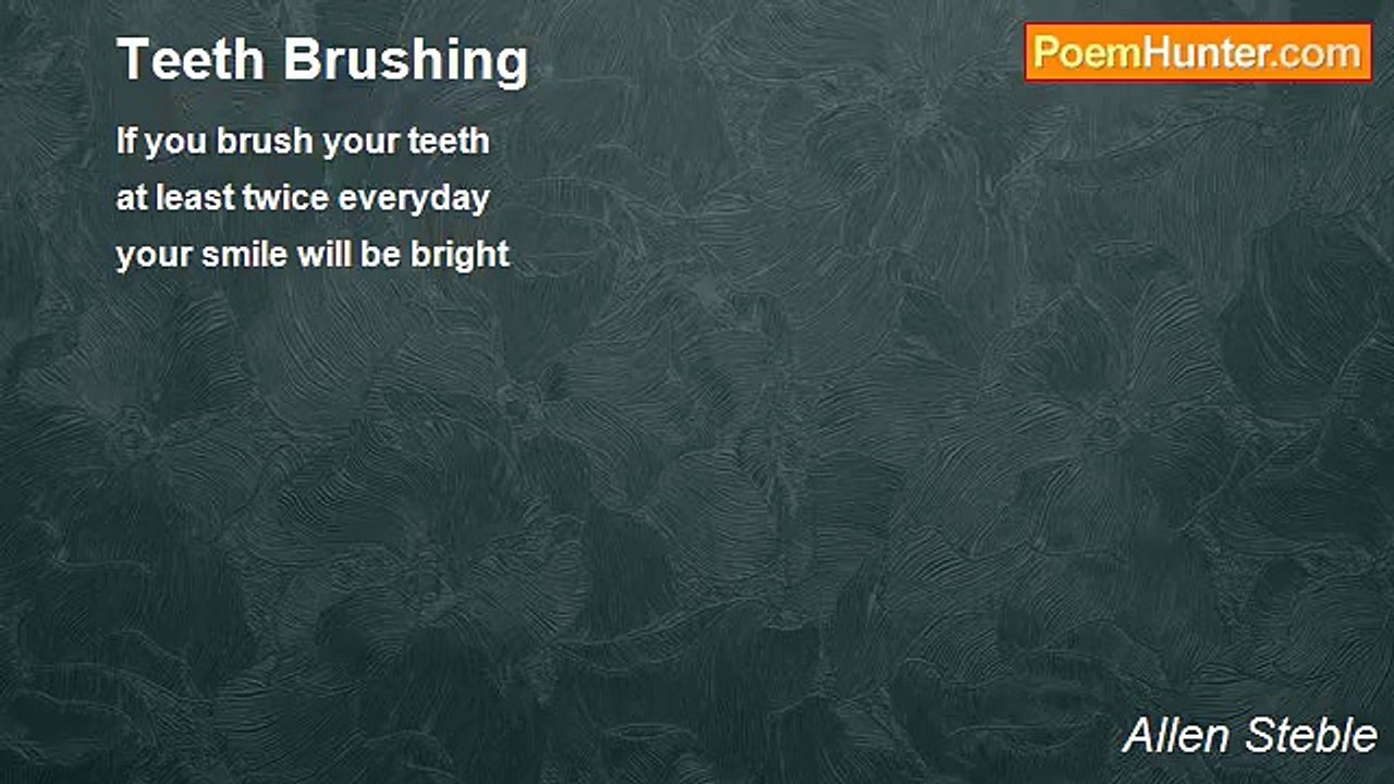 Allen Steble - Teeth Brushing