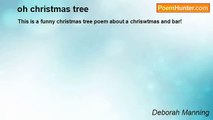 Deborah Manning - oh christmas tree