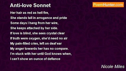 Nicole Miles - Anti-love Sonnet