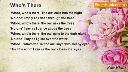 Zae Black - Who's There