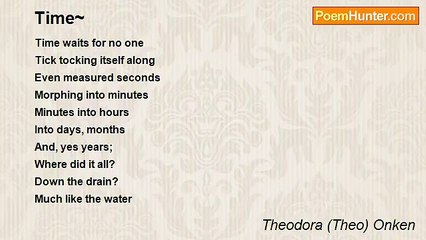 Theodora (Theo) Onken - Time~
