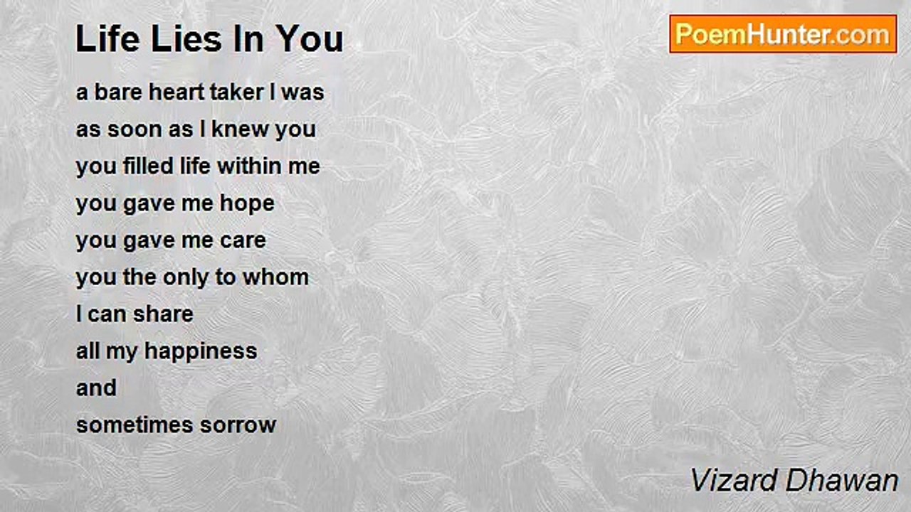 Vizard Dhawan - Life Lies In You