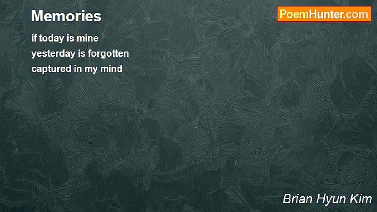 Brian Hyun Kim - Memories