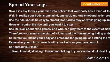 Will Coleman - Spread Your Legs