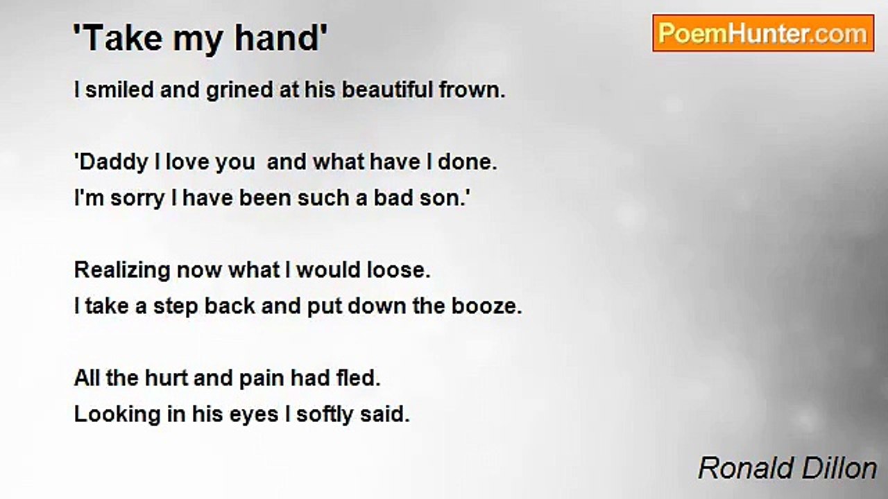 Ronald Dillon - 'Take my hand'