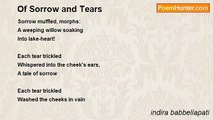 indira babbellapati - Of Sorrow and Tears
