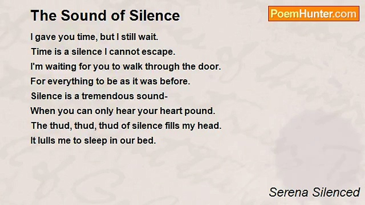 Serena Silenced - The Sound of Silence