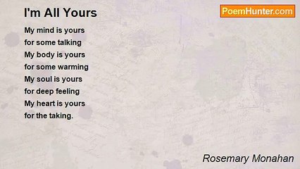 Rosemary Monahan - I'm All Yours