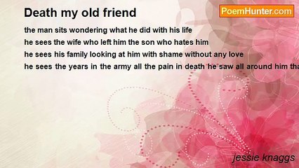 jessie knaggs - Death my old friend