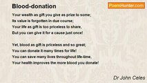 Dr John Celes - Blood-donation