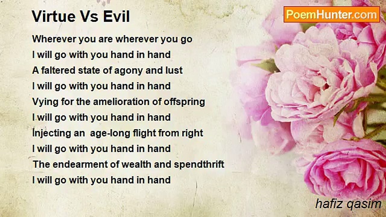 hafiz qasim - Virtue Vs Evil