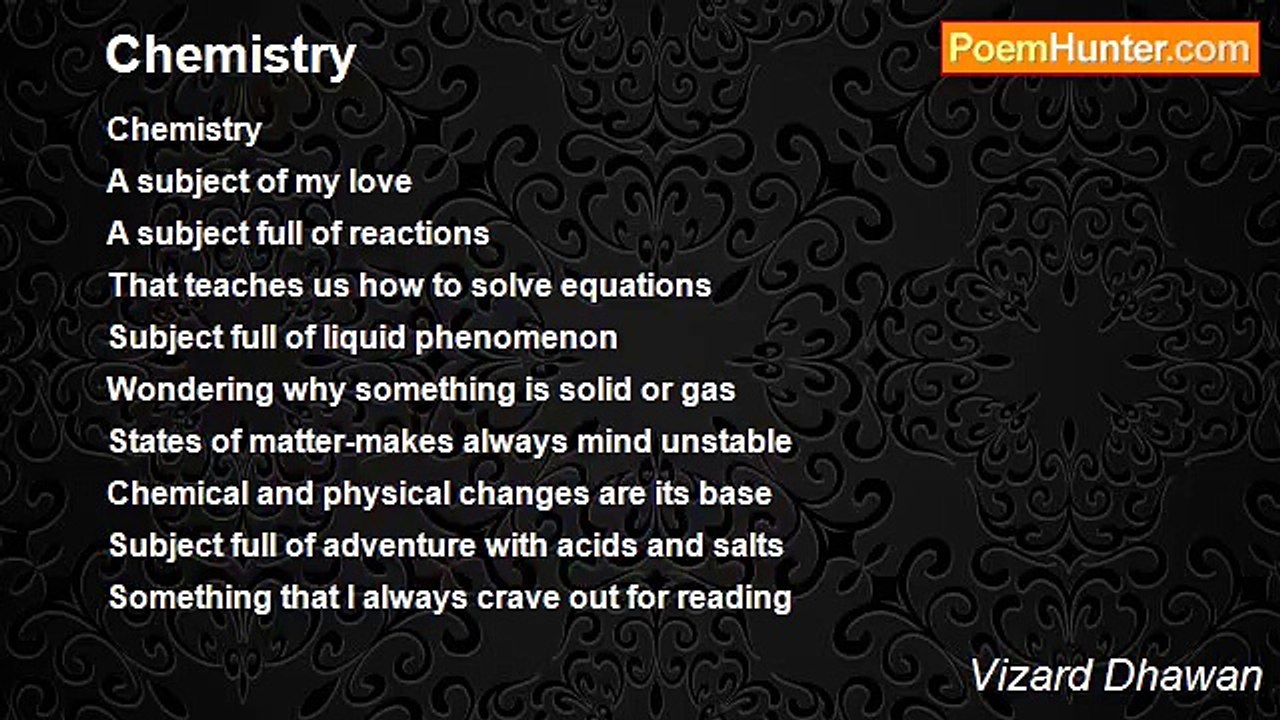 Vizard Dhawan - Chemistry