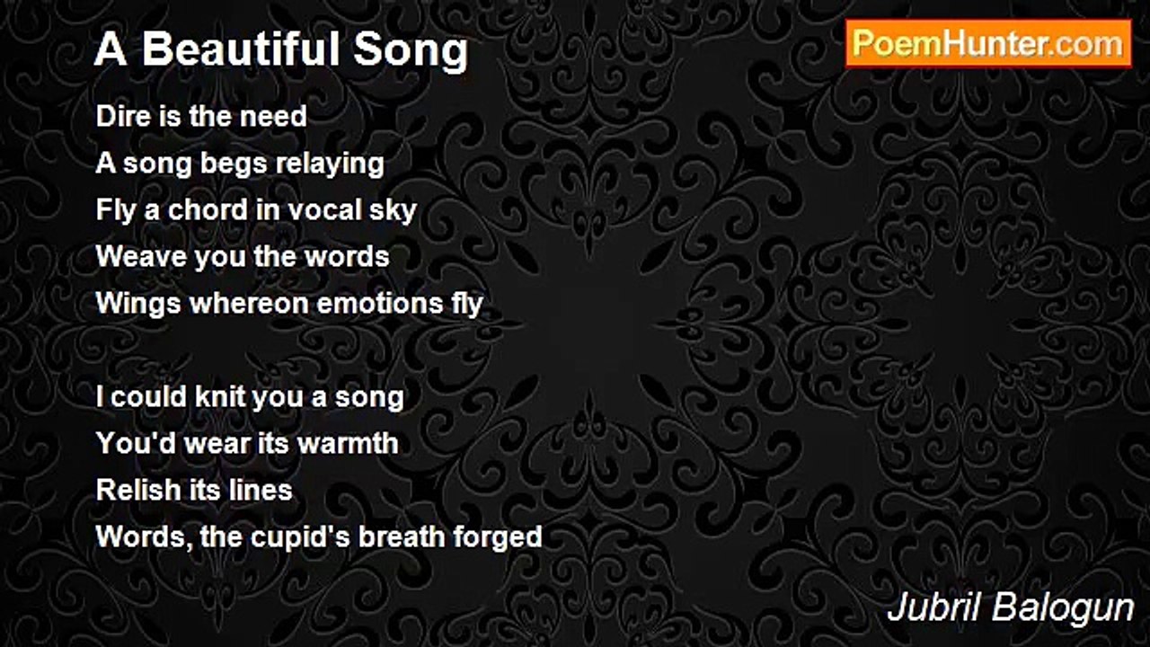 Jubril Balogun - A Beautiful Song