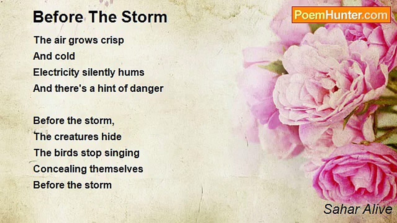 Sahar Alive - Before The Storm