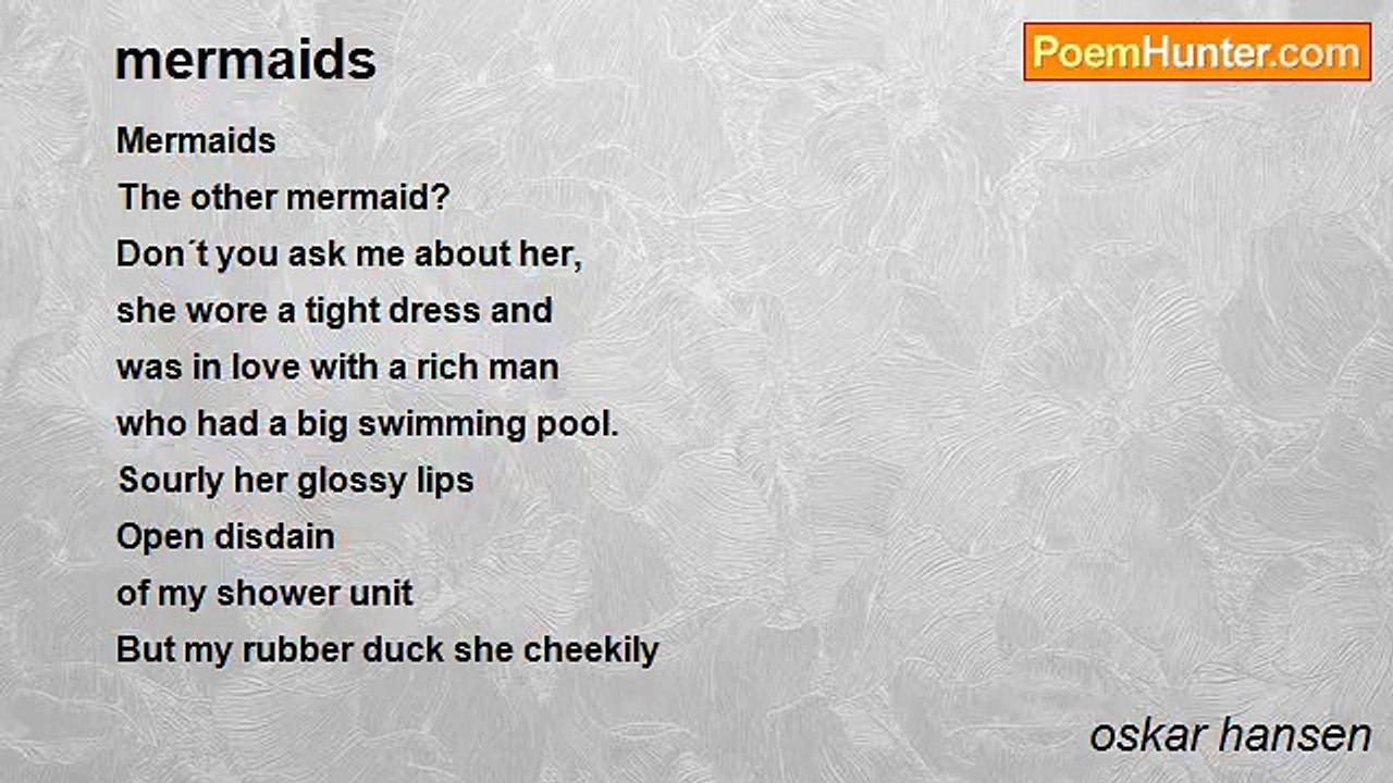 oskar hansen - mermaids