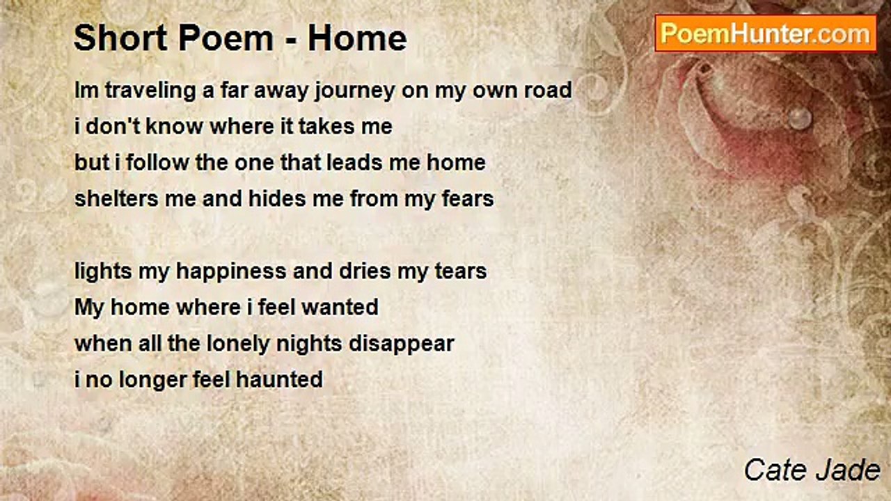 Cate Jade - Short Poem - Home