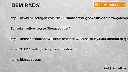 Ray Lucero - 'DEM RADS'