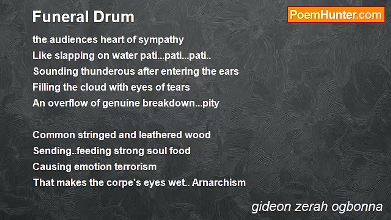 gideon zerah ogbonna - Funeral Drum