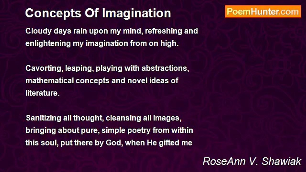 RoseAnn V. Shawiak - Concepts Of Imagination