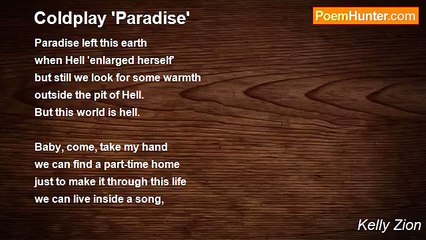 Kelly Zion - Coldplay 'Paradise'