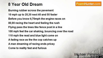 Michael Peterson - 8 Year Old Dream