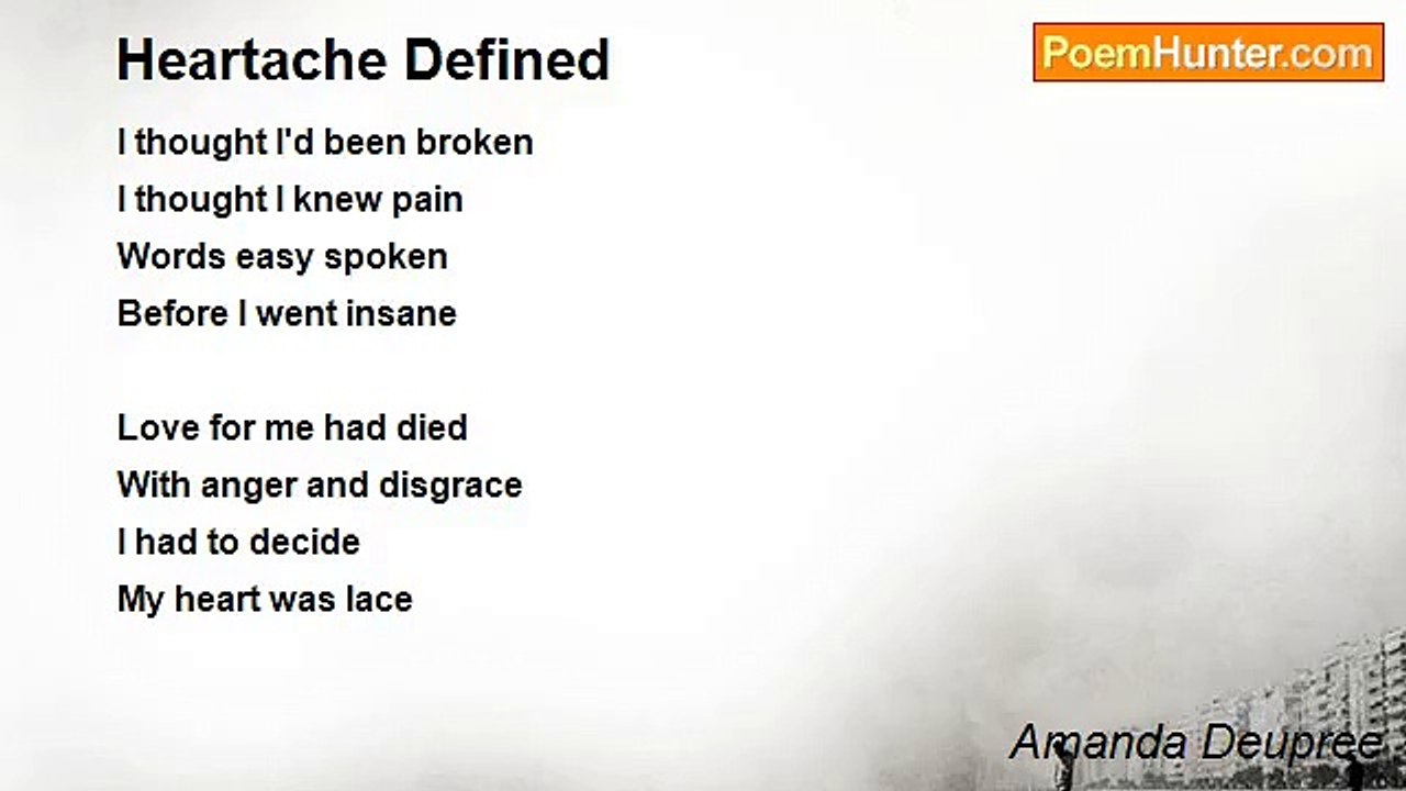 Amanda Deupree - Heartache Defined