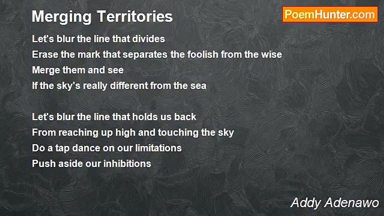 Addy Adenawo - Merging Territories