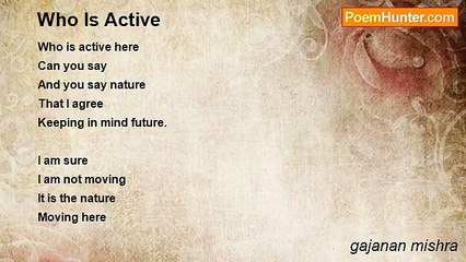 gajanan mishra - Who Is Active