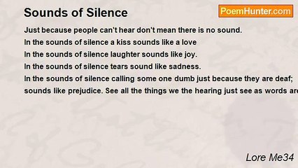 Lore Me34 - Sounds of Silence