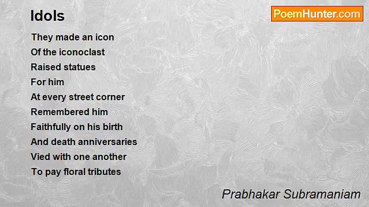 Prabhakar Subramaniam - Idols