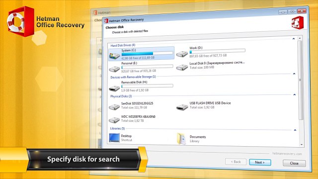 Recovering Microsoft and OpenOffice Files with Hetman Office Recovery