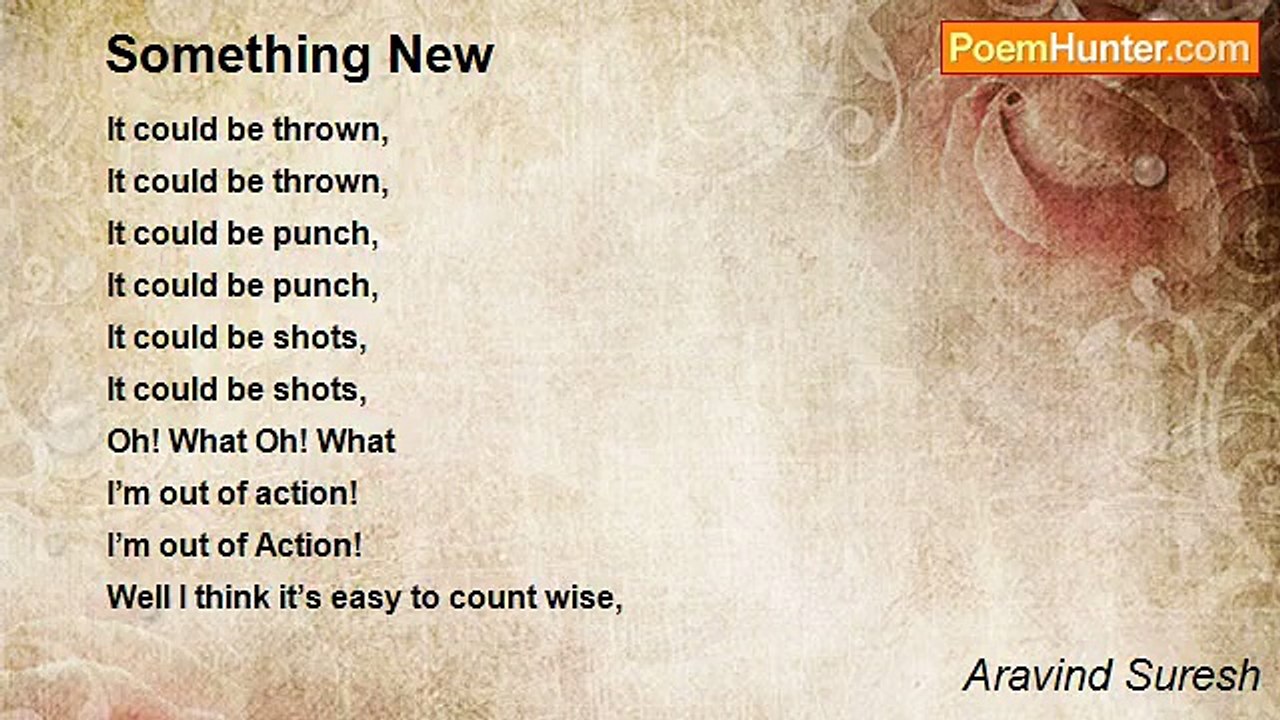 Aravind Suresh - Something New