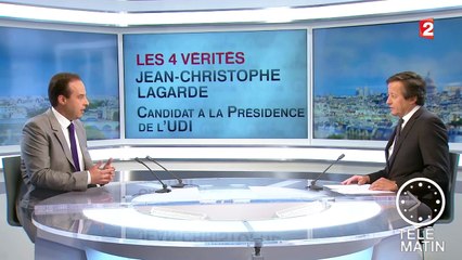 4 Vérités : Jean-Christophe Lagarde, candidat à la présidence de l'UDI