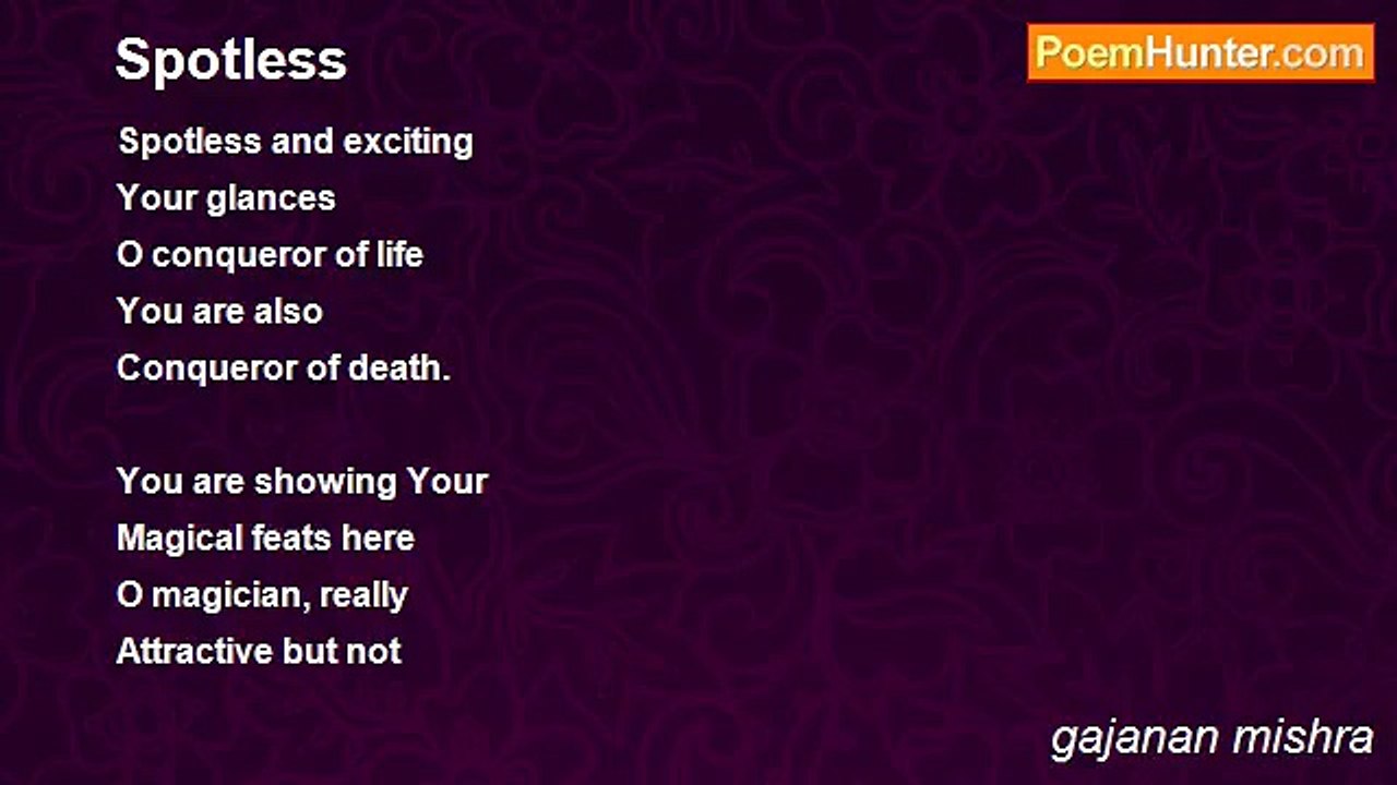gajanan mishra - Spotless