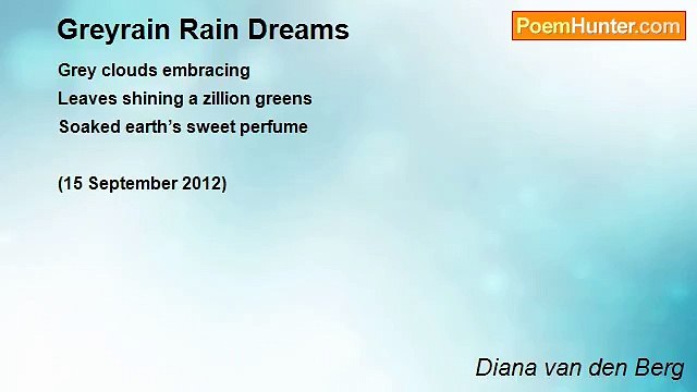 Diana van den Berg - Greyrain Rain Dreams