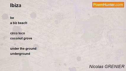 Nicolas GRENIER - Ibiza