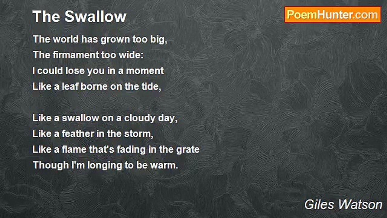 Giles Watson - The Swallow