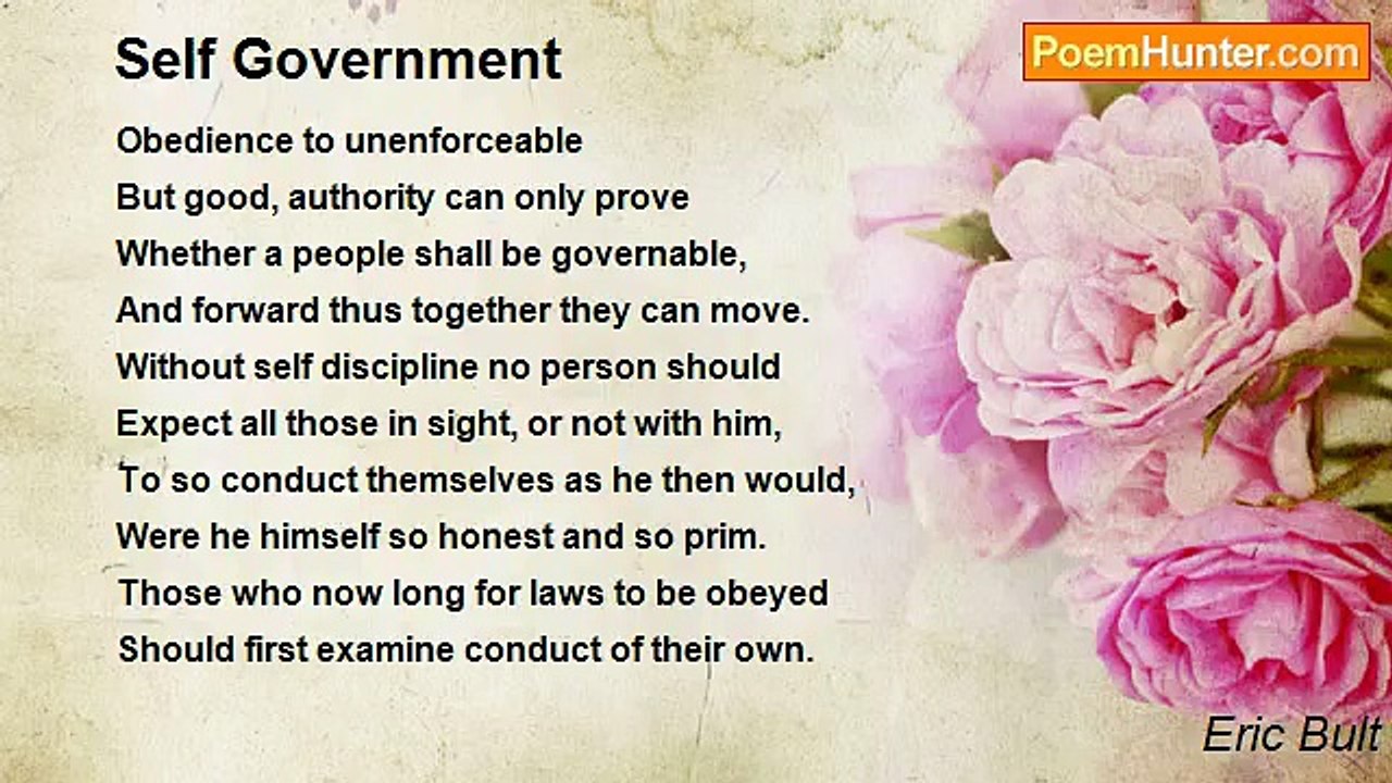 Eric Bult - Self Government
