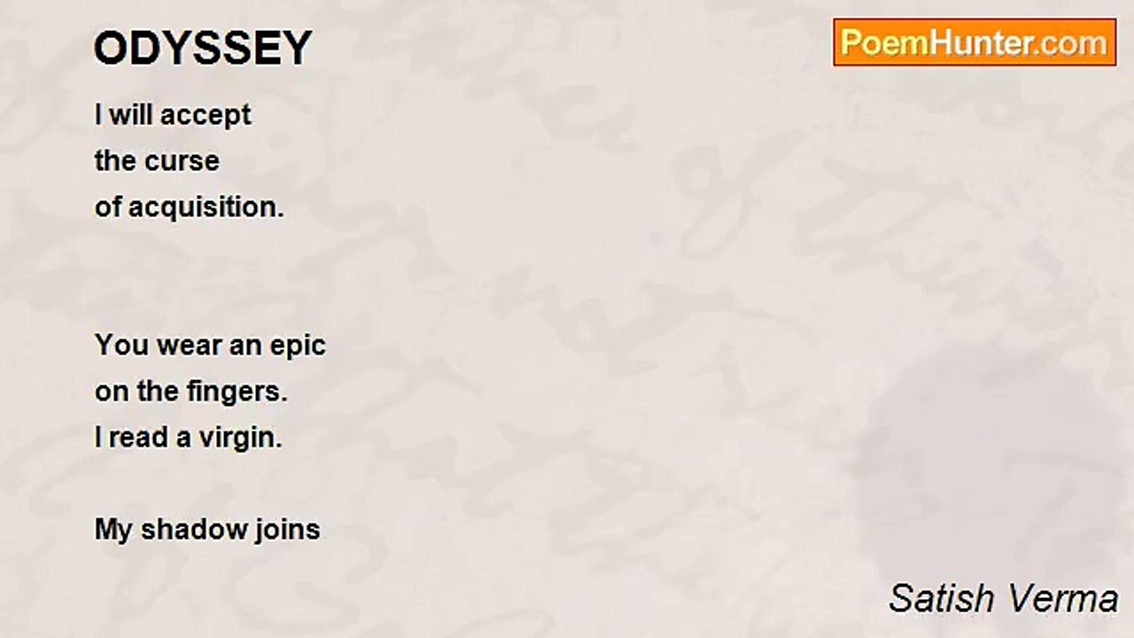 Satish Verma - ODYSSEY